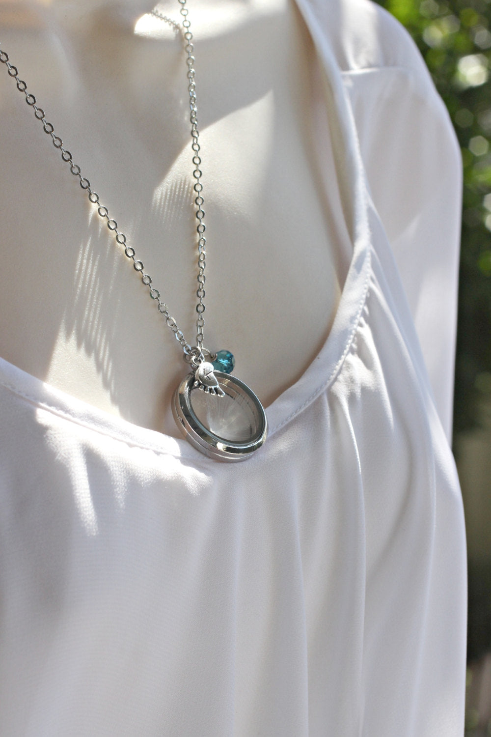 New Mum Jewellery, Mom Necklace, Floating Locket Baby Keepsake, Baby Boy Gift, Baby Girl Gift, Infant loss jewelry, Lock of Hair Keepsake