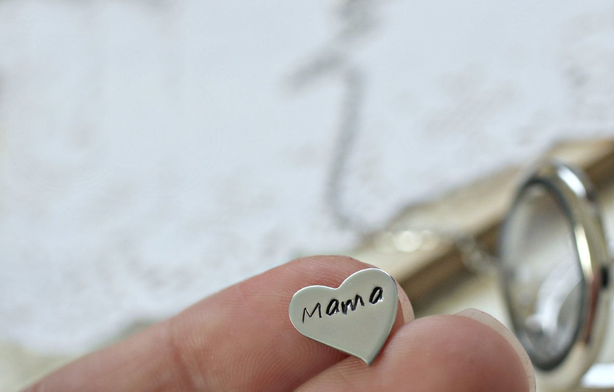 Personalised Name Heart Charms