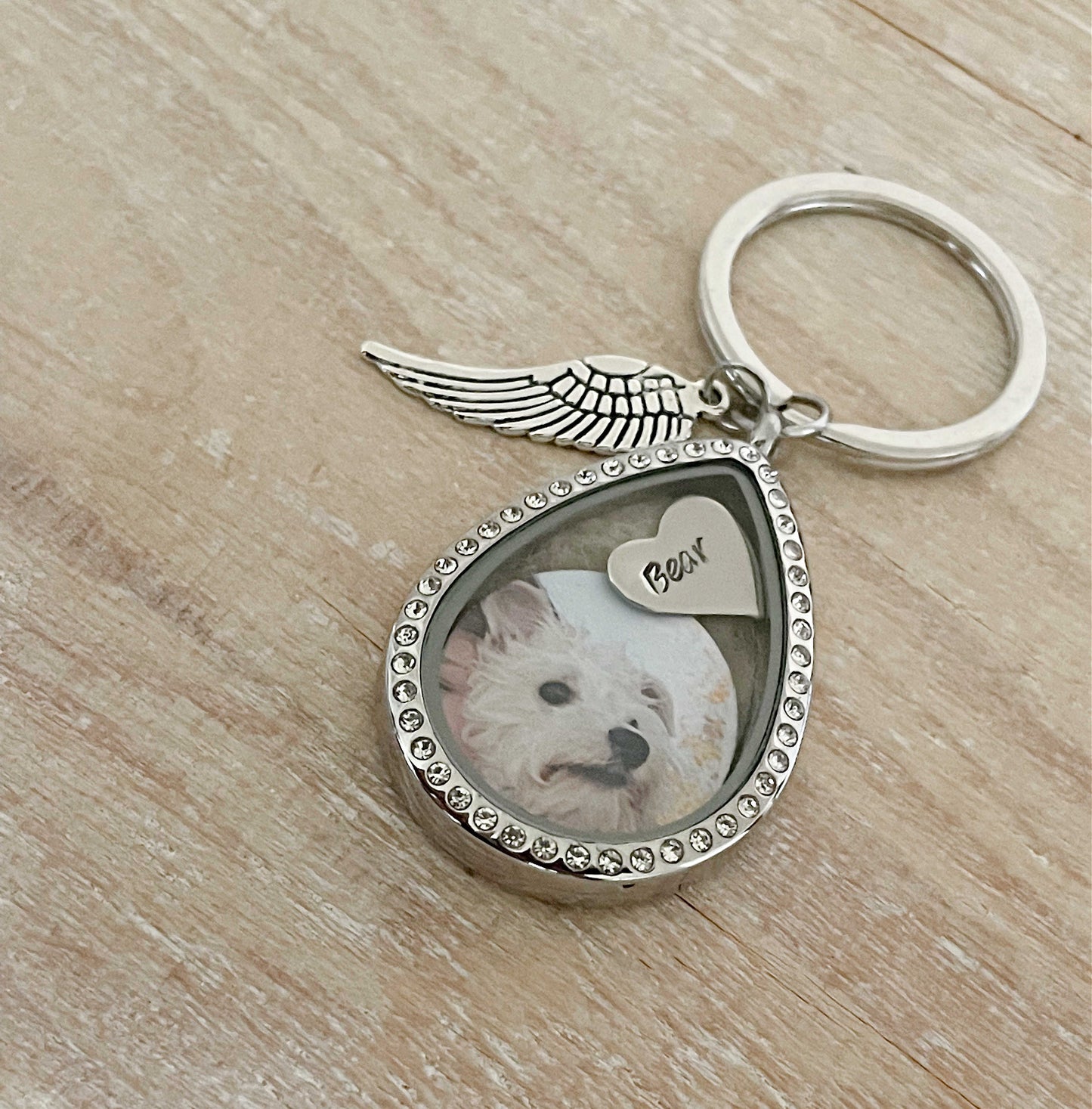 Dog Hair Memorial Keychain, Pet Hair locket, Pet Locket Keyring, Pet Fur Memorial Gift, Dog Hair keepsake, Cat Hair Keepsake, Pet Loss Gifts