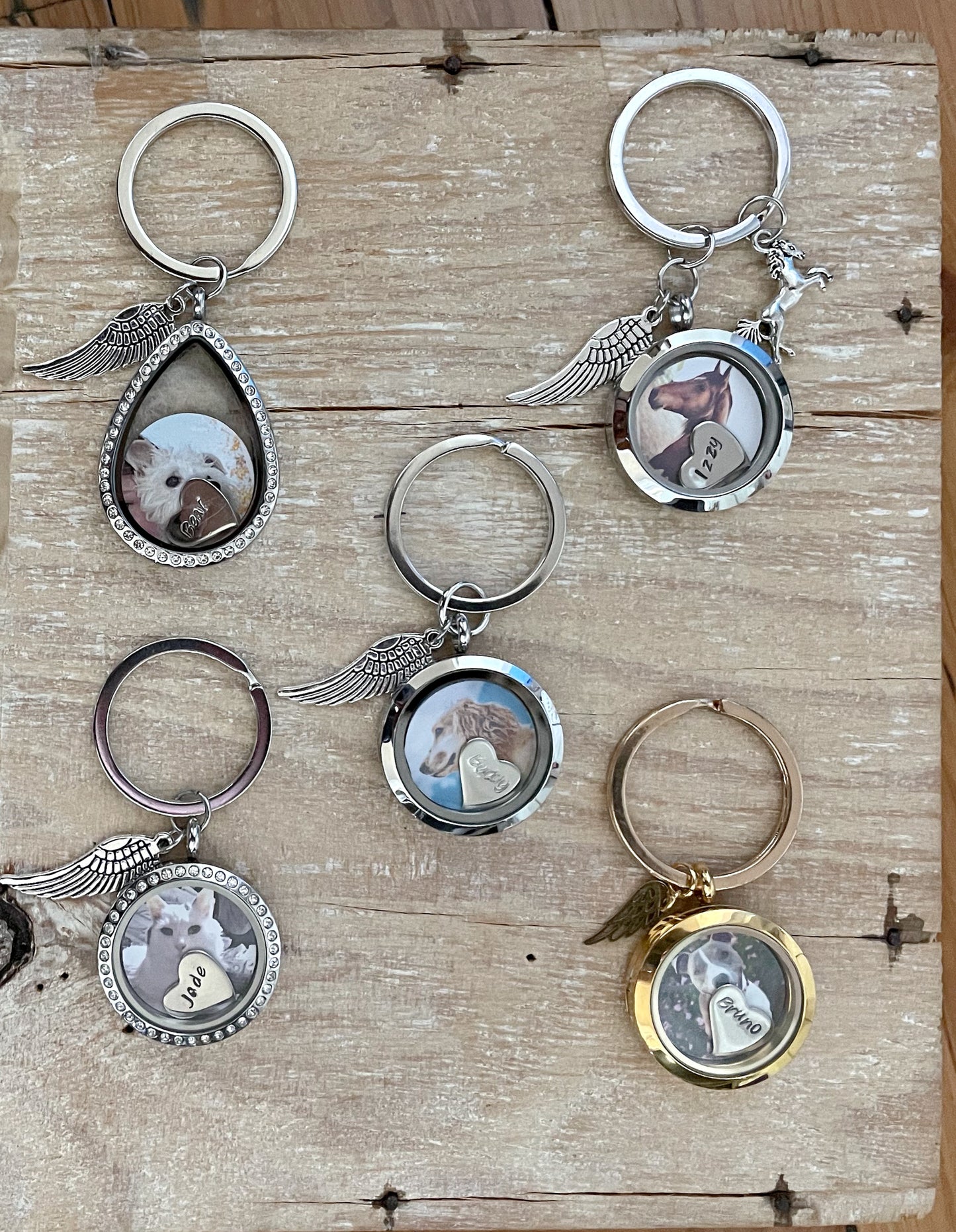 Gold Pet Keychain, Pet Loss, Pet Memorial Gift, Pet Hair locket, Cremation Keepsake, Pet Fur Memorial Gift, Dog Hair Keepsake, Cat Key Ring