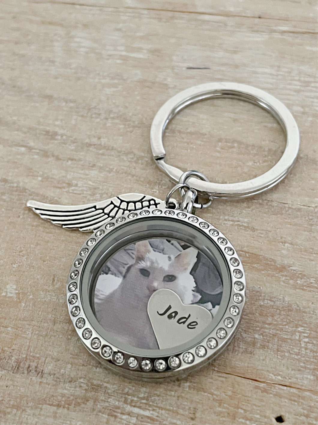 Cat Loss Gifts, Pet Memorial Gift Keychain, Pet Hair locket, Pet Locket Keyring, Pet Fur Memorial Gift, Dog Hair keepsake, Cat Hair Keepsake