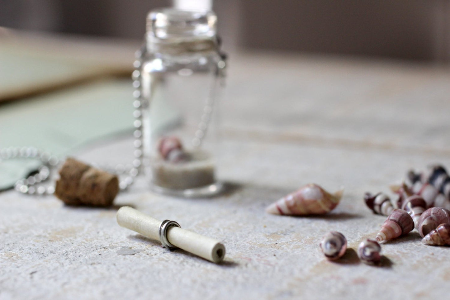 Australian Made Beach Bottle Necklace, Friendship Necklace, Secret Message In A Bottle Necklace, Australian Jewelry, Wholesale Jewelry, Sand