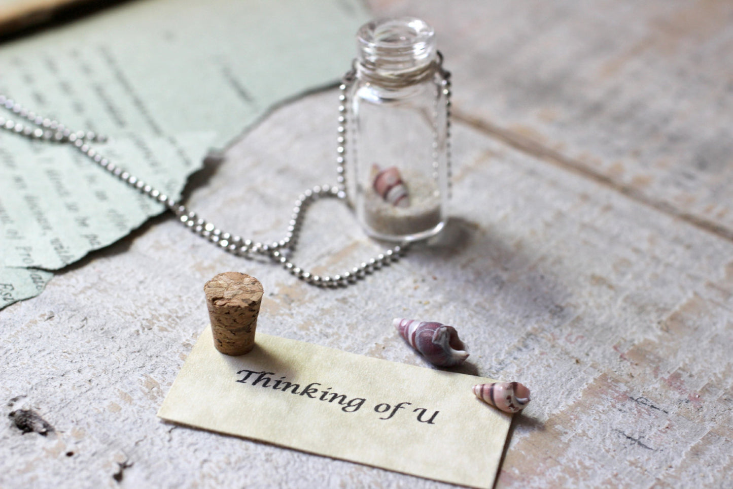 Australian Made Beach Bottle Necklace, Friendship Necklace, Secret Message In A Bottle Necklace, Australian Jewelry, Wholesale Jewelry, Sand