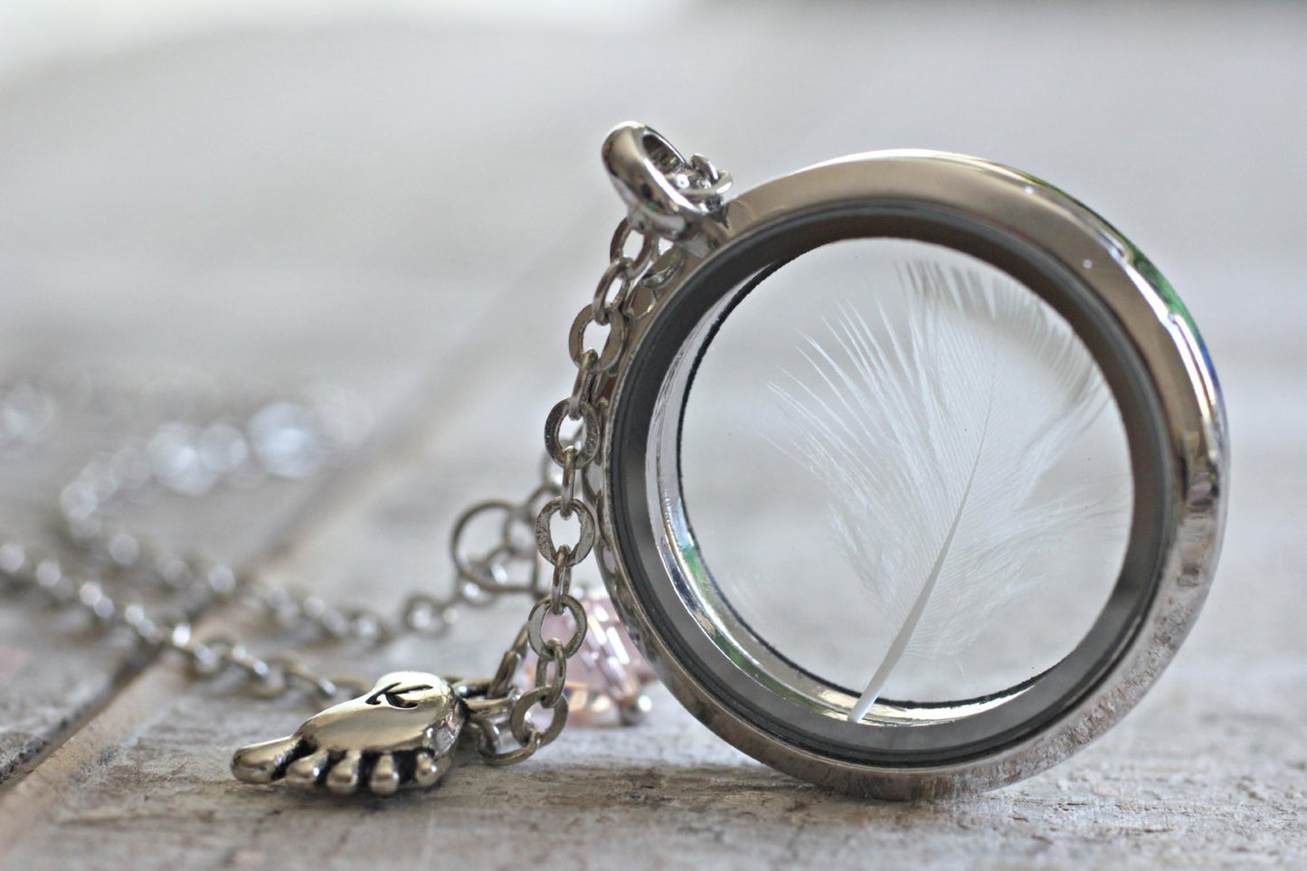 New Mum Jewellery, Mom Necklace, Floating Locket Baby Keepsake,  Baby Boy Gift, Baby Girl Gift, Infant loss jewelry, Lock of Hair Keepsake